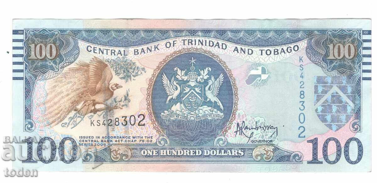 Τρινιντάντ και Τομπάγκο - 100 Δολάρια - 2014 - P# 51b - Χαρτί Τρινιντάντ και Τομπάγκο - 100 Δολάρια - 2014 - P# 51b - Χαρτί