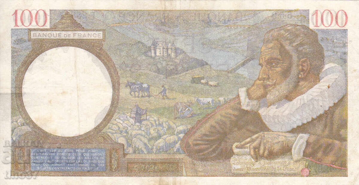 Auction tino37 - FRANCE - 100 FRANCS - 1941 - VF Auction tino37 - FRANCE - 100 FRANCS - 1941 - VF