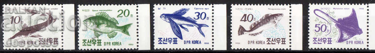 1990. Сев. Корея. Риби.