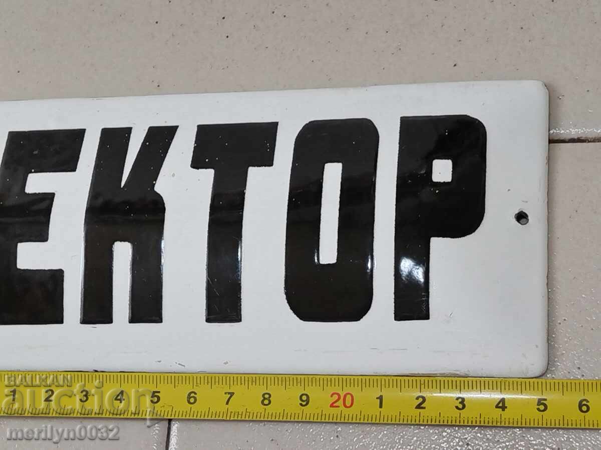 Παράδοση Εμαγιέ κοινωνική πλάκα σμάλτο