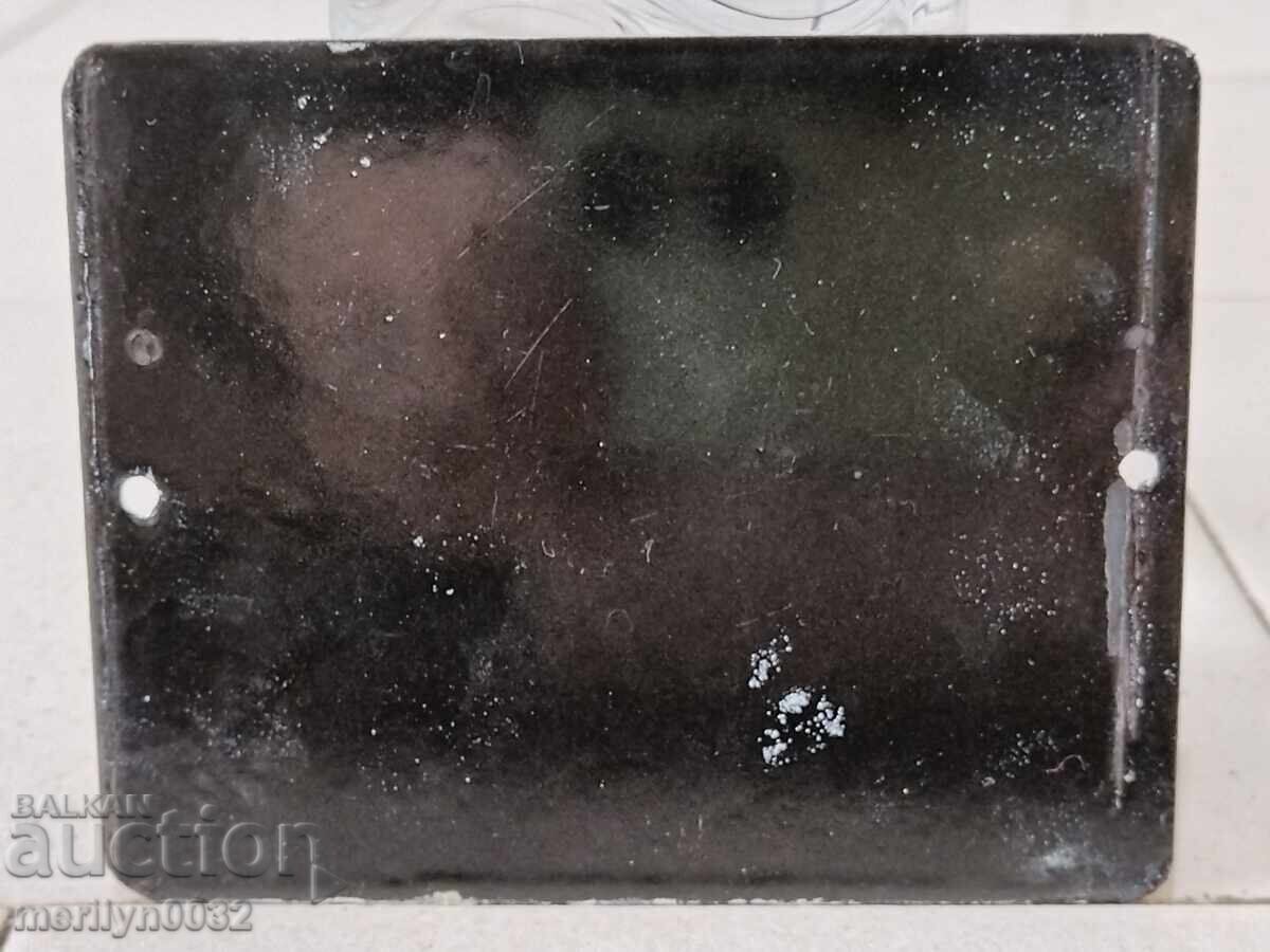 Delivery of Enameled social plate enamel plate