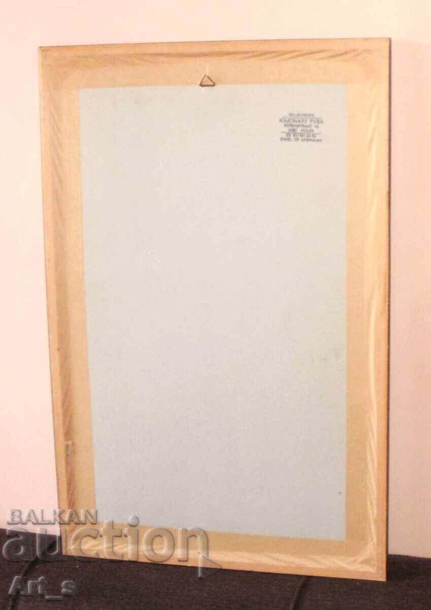 Нидерландска графика с камбанария и архитектура в рамка - 7