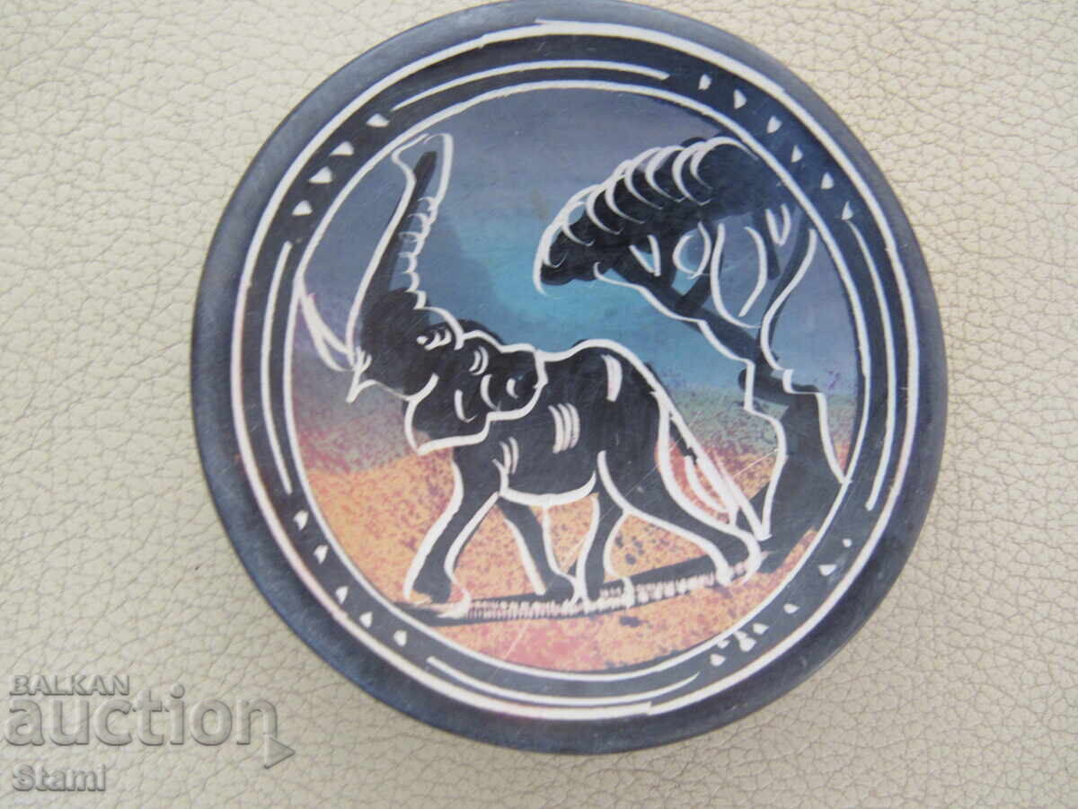 Decorative soapstone bowl - BIG 5 - elephant, see price - 4 Decorative soapstone bowl - BIG 5 - elephant, see price - 4