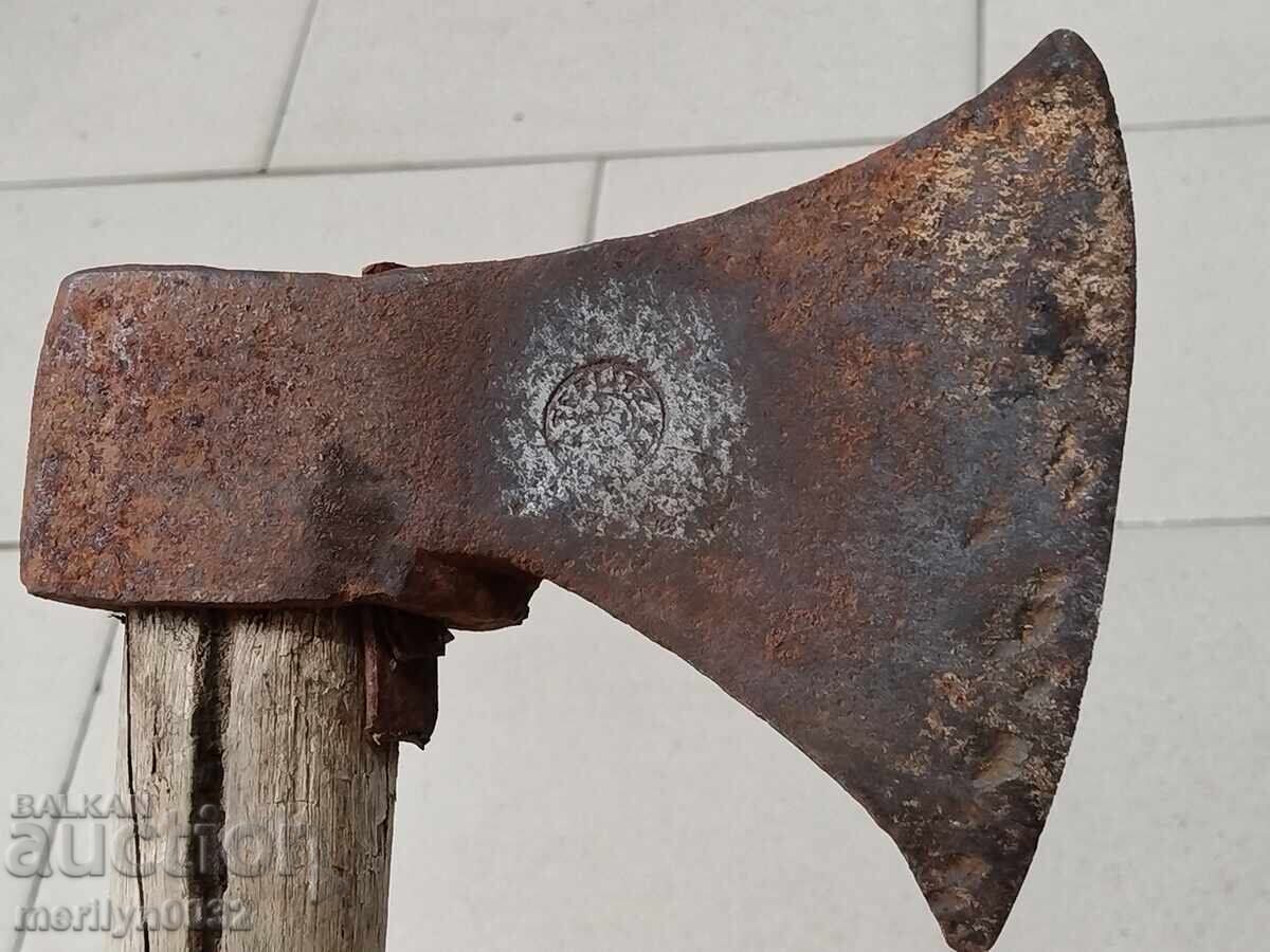 Доставка на Стара брадва WW2 топор инструмент Вермахт ковано желязо