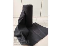 Rulou de pânză țesută manual din lână, șiac negru