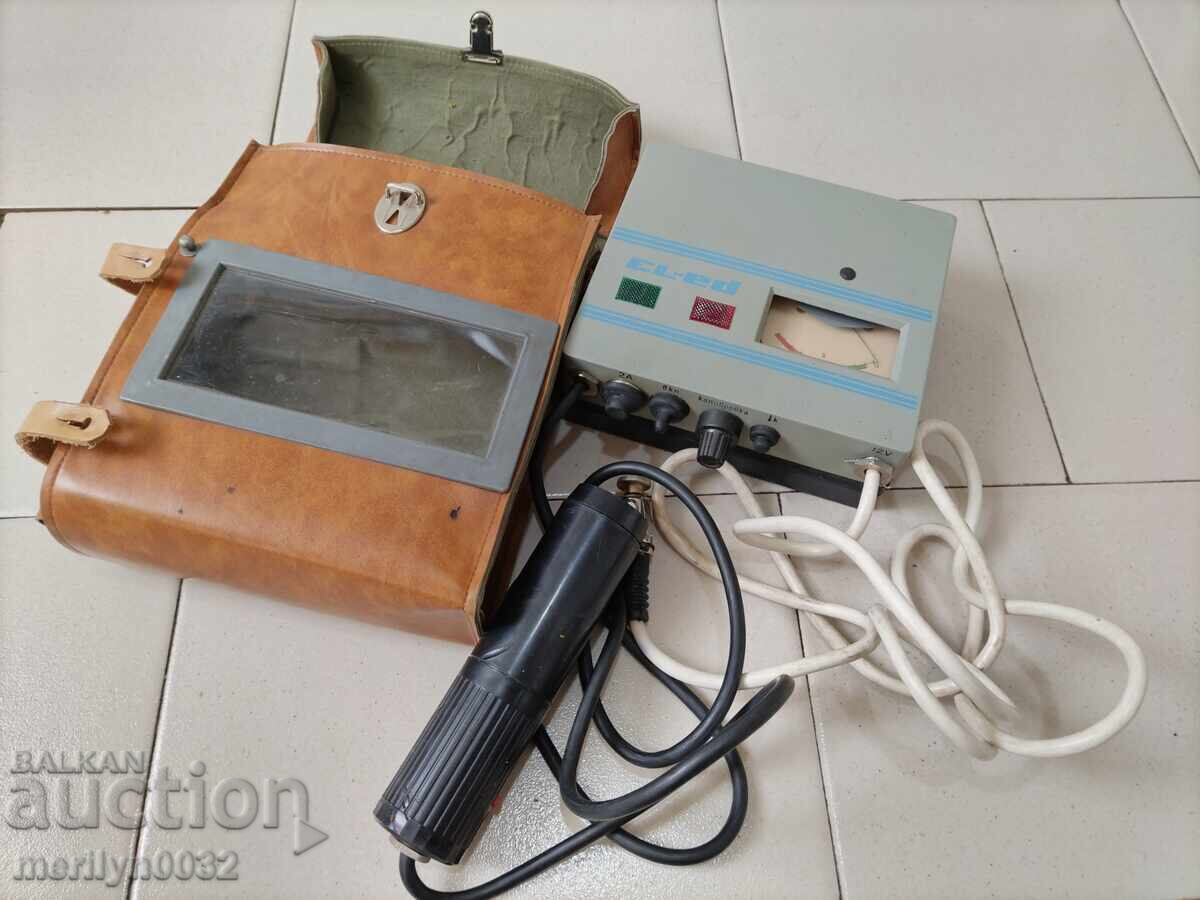 Auction  RA-73 device with a case, traffic police breathalyzer, NRB (People's Republic of Bulgaria)