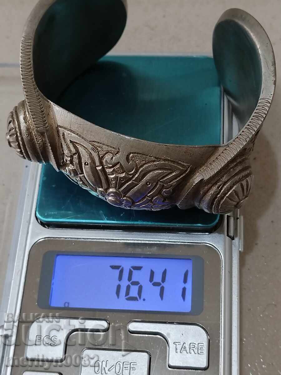 Renaissance silver bracelet slingshot, sachan, jewelry, silver - 5