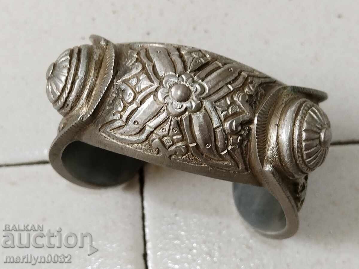 Renaissance silver bracelet slingshot, sachan, jewelry, silver