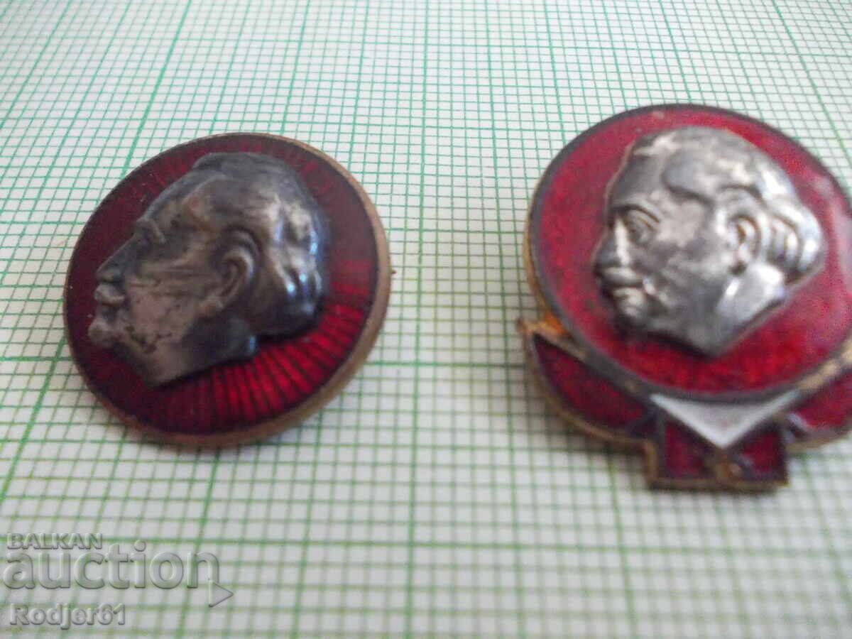 Badges - Personalities Georgi Dimitrov 5 pcs with price 7.00 BGN | € 3.58