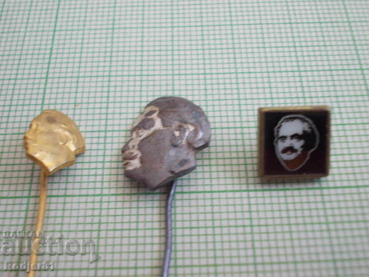 Ecusoane - personalități Gheorghi Dimitrov 3 buc cu preț € 1.50 | 2.93 BGN