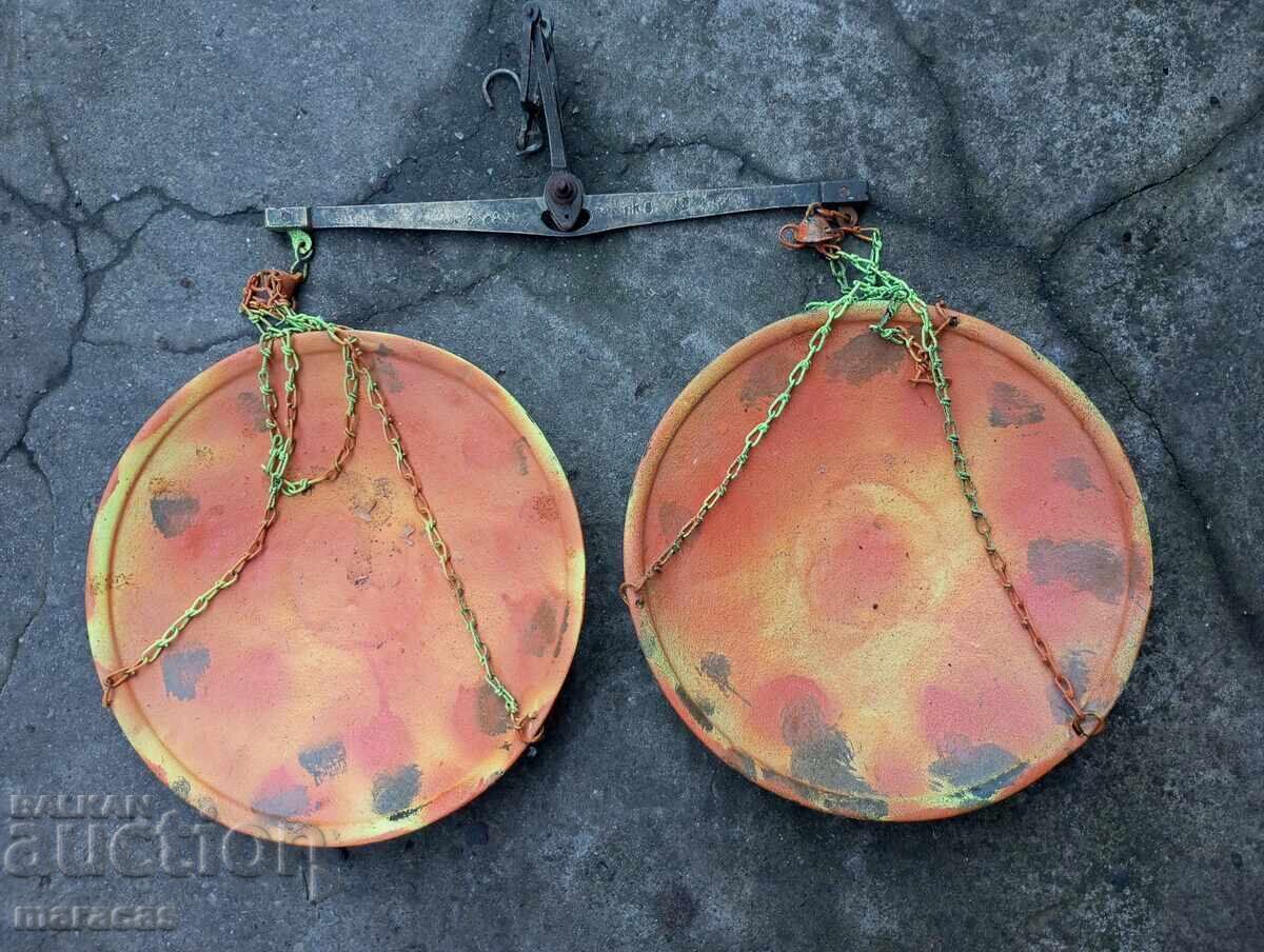 Old metal scales