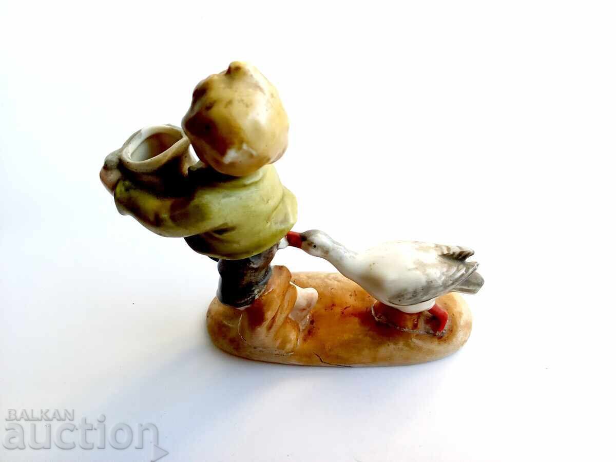 Figure of a Boy with a Jug and Goose, 1930 - 6