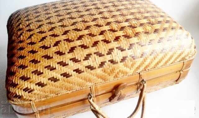 Woven Bamboo Suitcase Woven Suitcase Woven Storage Suitcase - 5