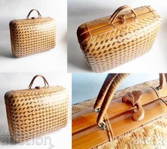 Woven Bamboo Suitcase Woven Suitcase Woven Storage Suitcase - 6
