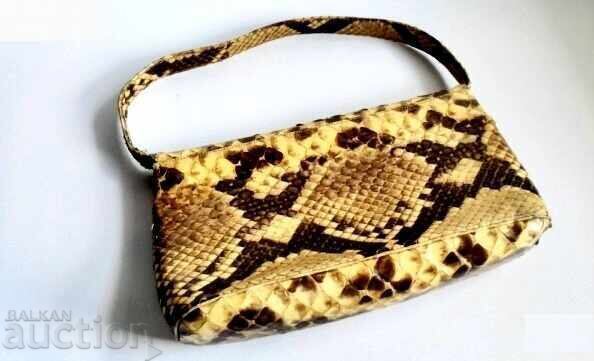 Geantă clasică din piele de piton de șarpe - 7 Geantă clasică din piele de piton de șarpe - 7