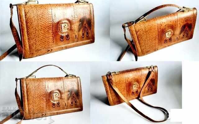 Βίντατζ τσάντα από κροκόδειλο - 5