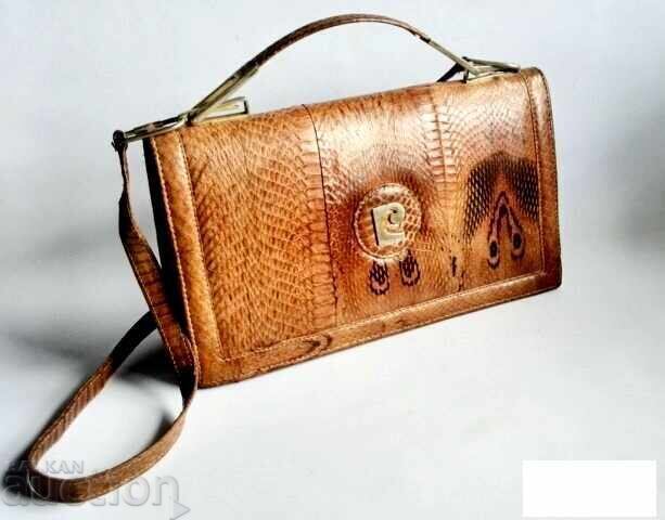 Βίντατζ τσάντα από κροκόδειλο