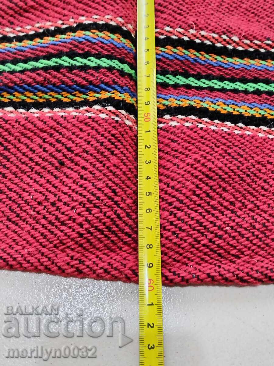 Old woven apron from the Tarnovo region folk costume sukman - 6