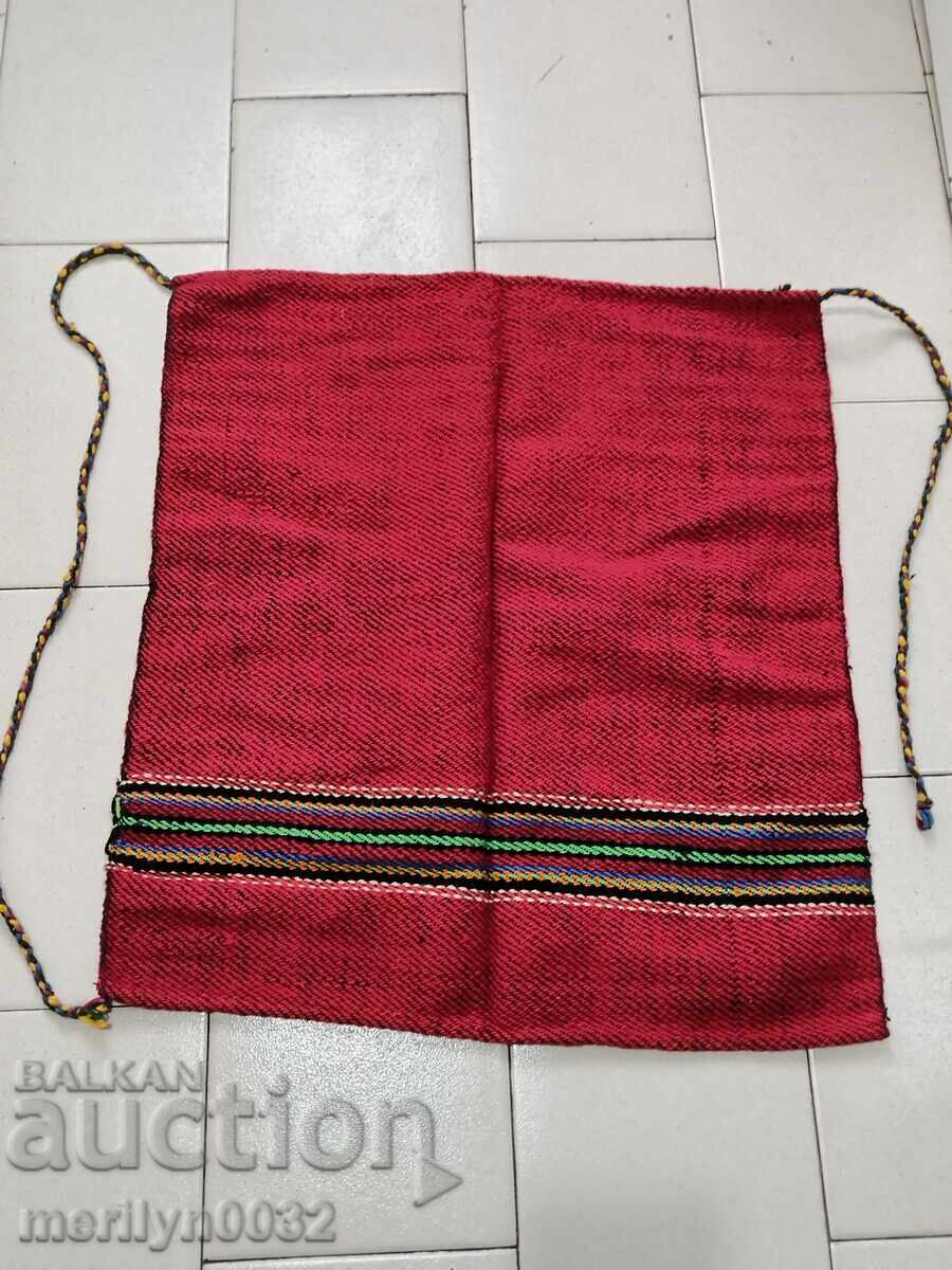 Old woven apron from the Tarnovo region folk costume sukman