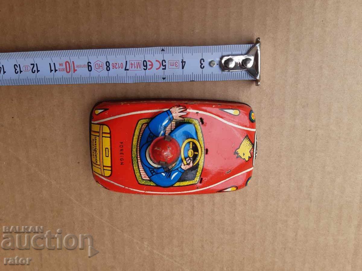 Аукцион Стара ламаринена количка  , играчка .