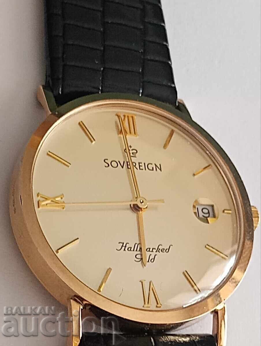 Δημοπρασία 9-καράτια χρυσός Sovereign Σφραγισμένο