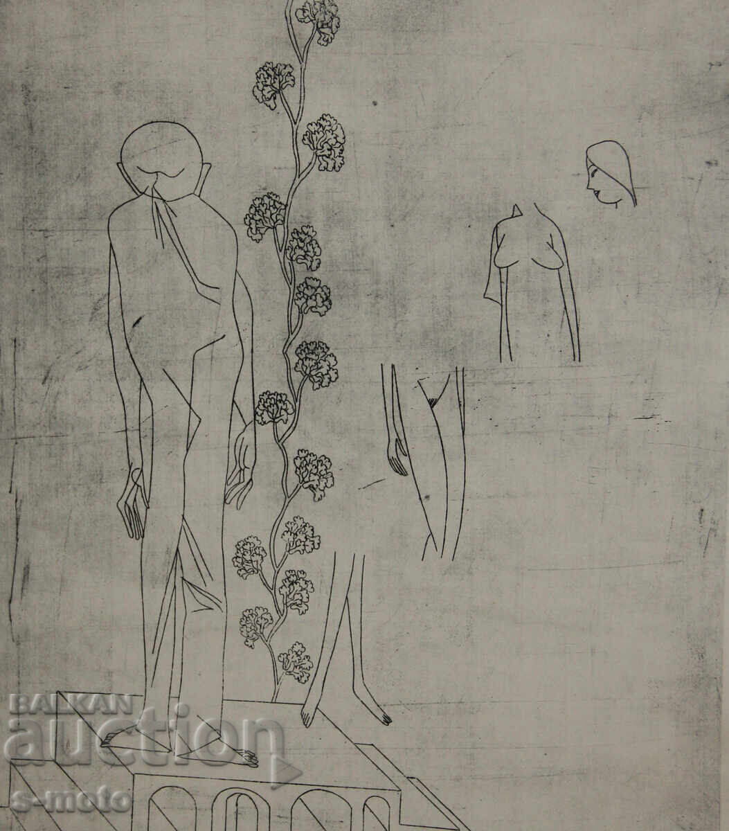 Γραφικά του Ιβάν Γκάζντοφ με ξηρή χάραξη