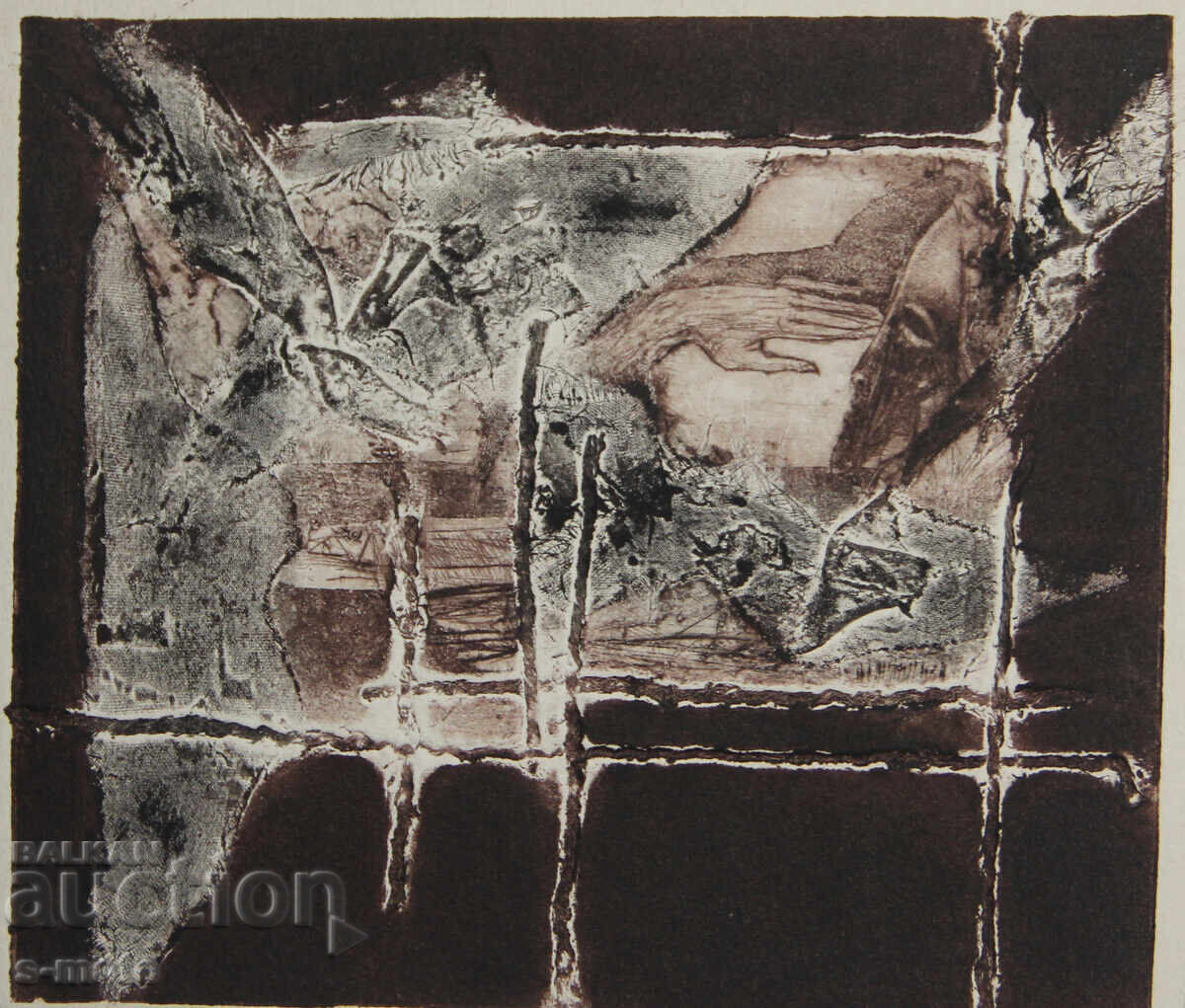 Νέλι Σαντέβα γραφικά μικτή τεχνική 1988 με τιμή 150.00 BGN | € 76.69