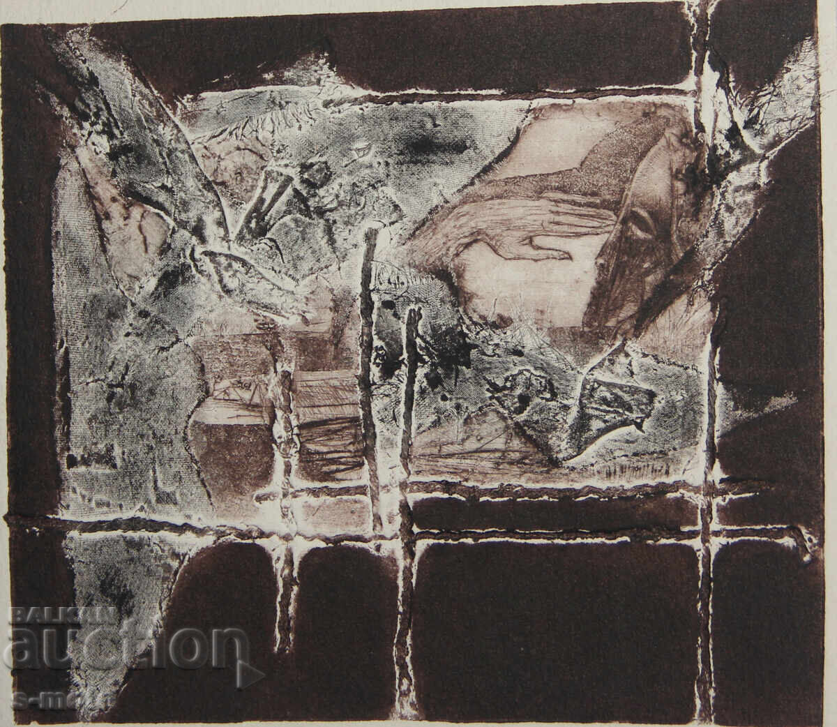 Νέλι Σαντέβα γραφικά μικτή τεχνική 1988