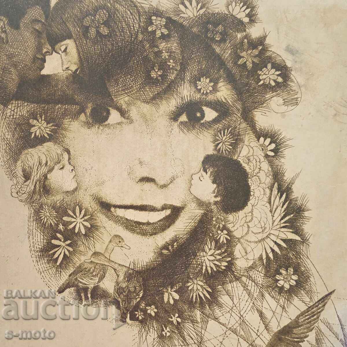 Licitație Grafica Danail Ignatov ''Veșnicie'' Licitație Grafica Danail Ignatov ''Veșnicie''