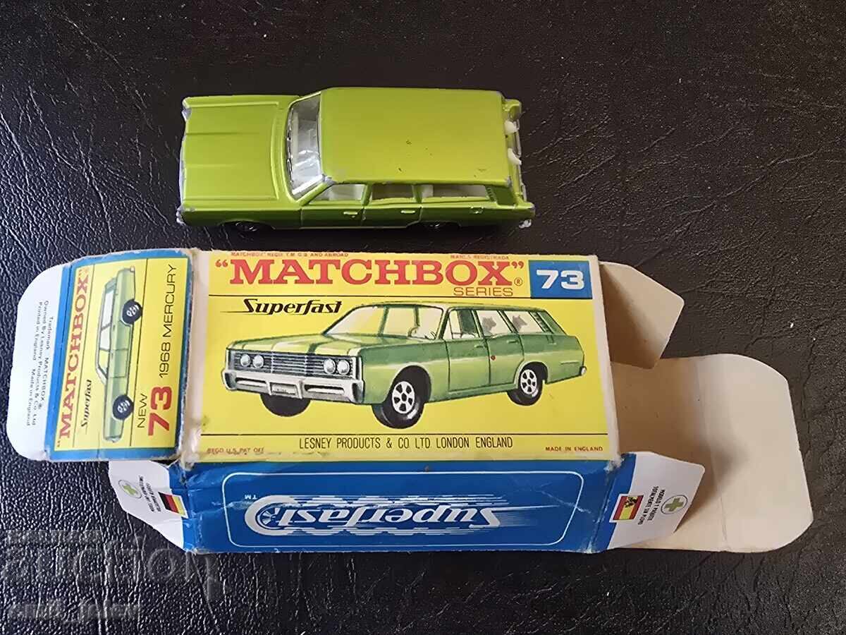Auction LESNEY MATCHBOX 73A Mercury Station Wagon 1970 original box Auction LESNEY MATCHBOX 73A Mercury Station Wagon 1970 original box