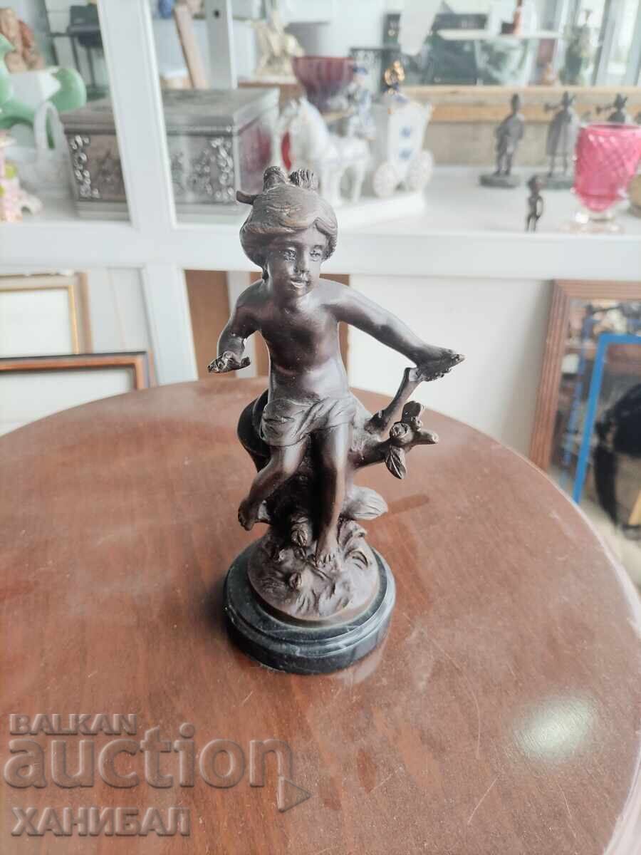 BRONZE AUTHOR'S FIGURE FRANCE BRONZE AUTHOR'S FIGURE FRANCE