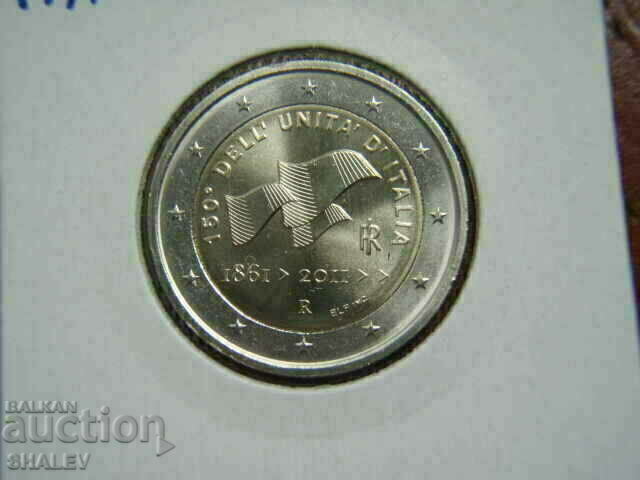 2 euro 2011 Italy "150 years" /Italy/ - Unc (2 euro) with price 9.89 BGN | € 5.06