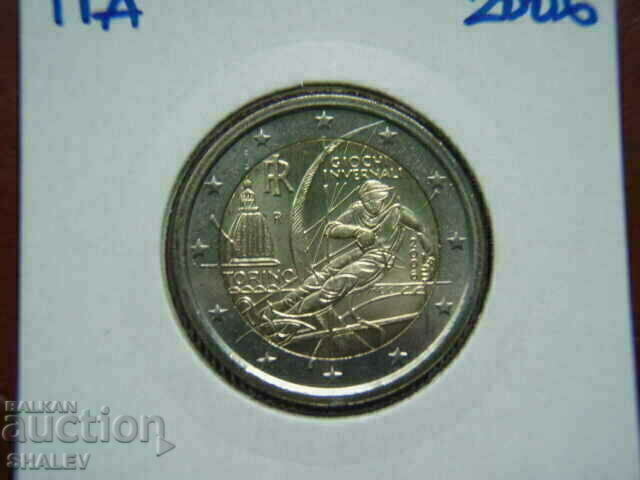 2 euro 2006 Italy "Torino" /Italy/ - Unc (2 euro) with price 12.89 BGN | € 6.59 2 euro 2006 Italy "Torino" /Italy/ - Unc (2 euro) with price 12.89 BGN | € 6.59