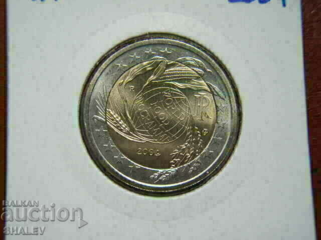 Auction  2 Euro 2004 Italy "World Food Programe" Italy -Unc (2 Euro)