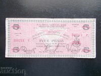 Φιλιππίνες, 5 πέσος, 1943