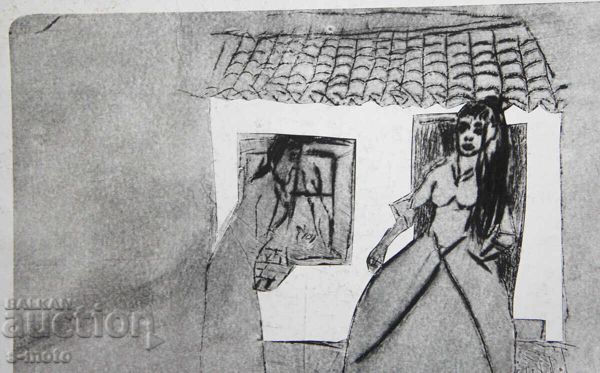 Παράδοση Γραφικά, μικτές τεχνικές, γυναικείες φιγούρες