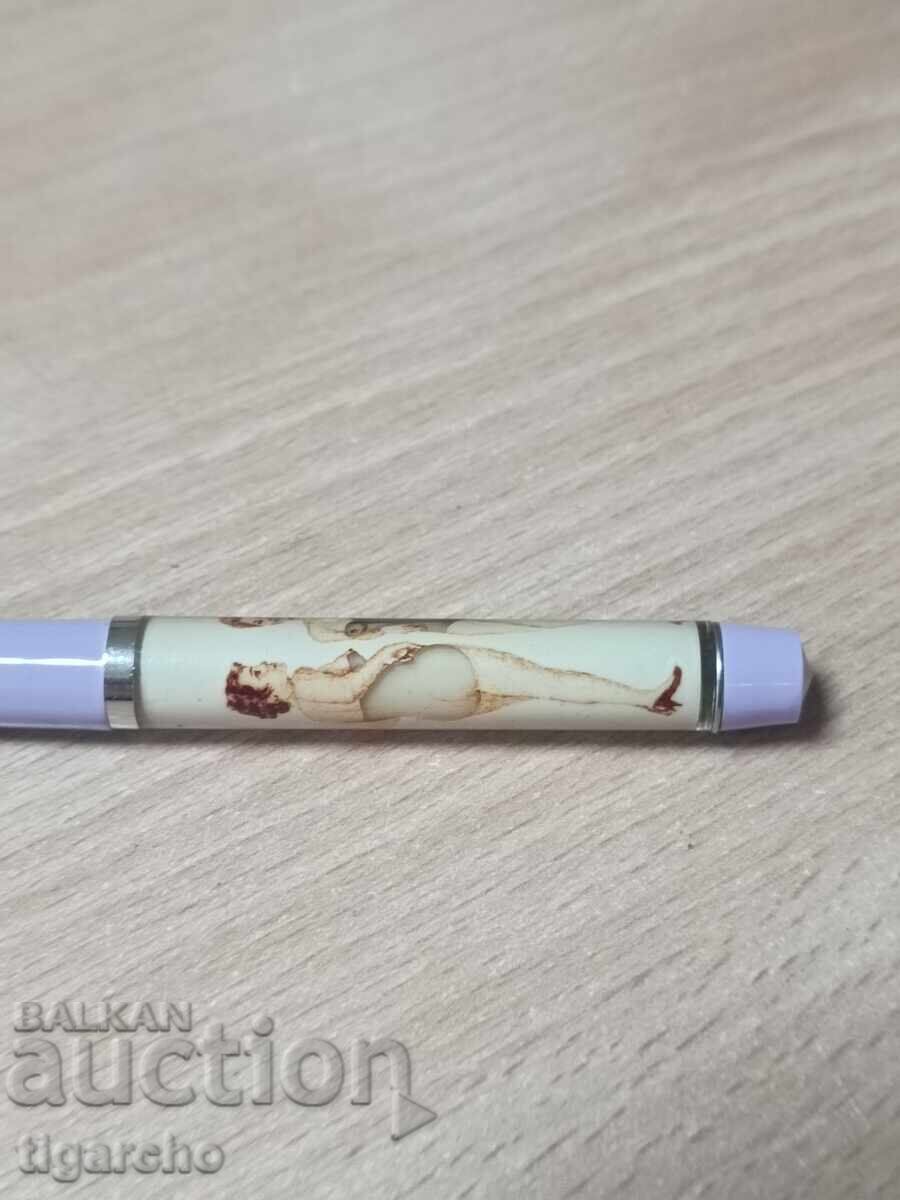 Retro pen with a stripping woman with price 40.00 BGN | € 20.45