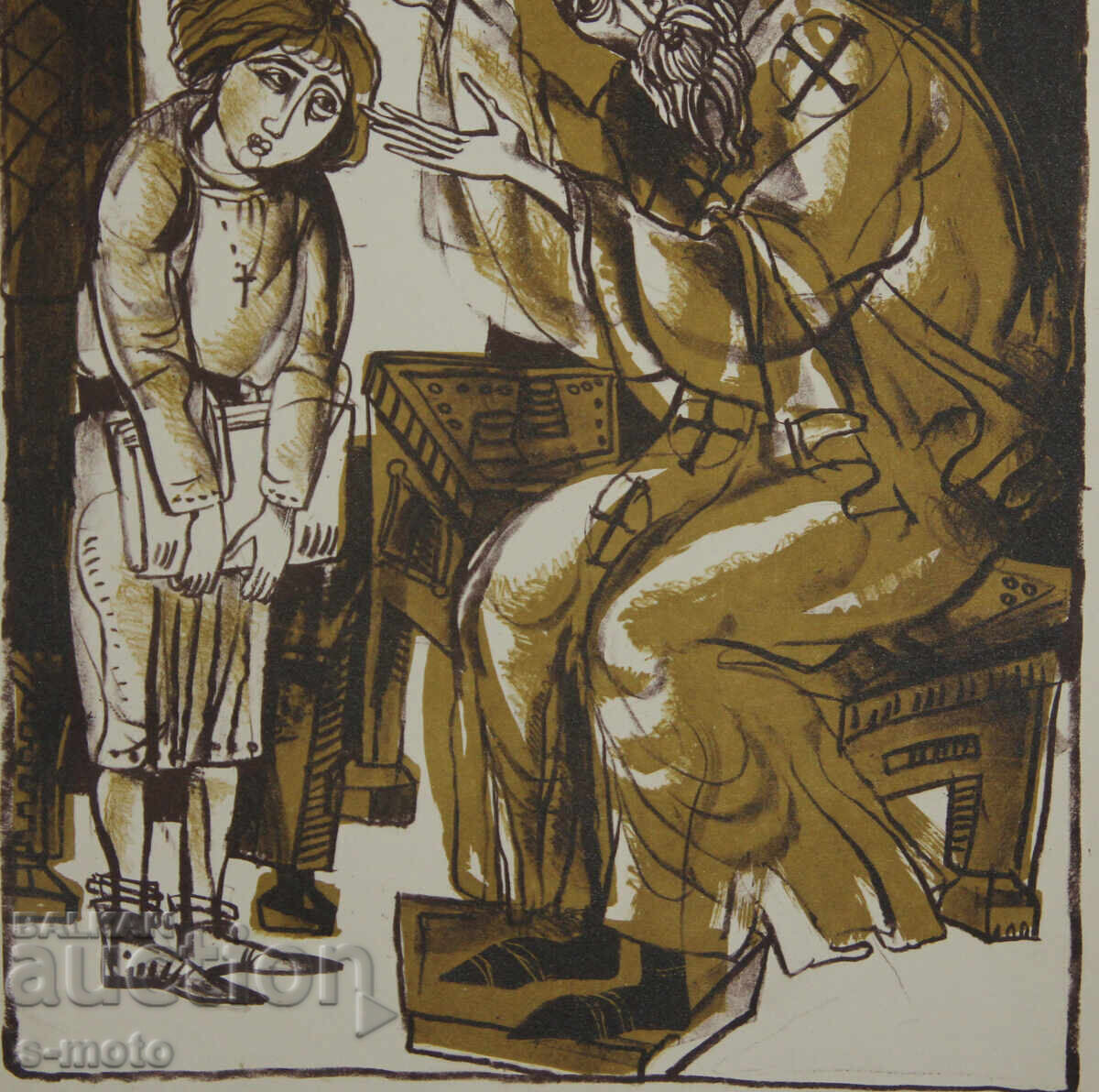 Old graphic, lithograph, illustration - 6 Old graphic, lithograph, illustration - 6