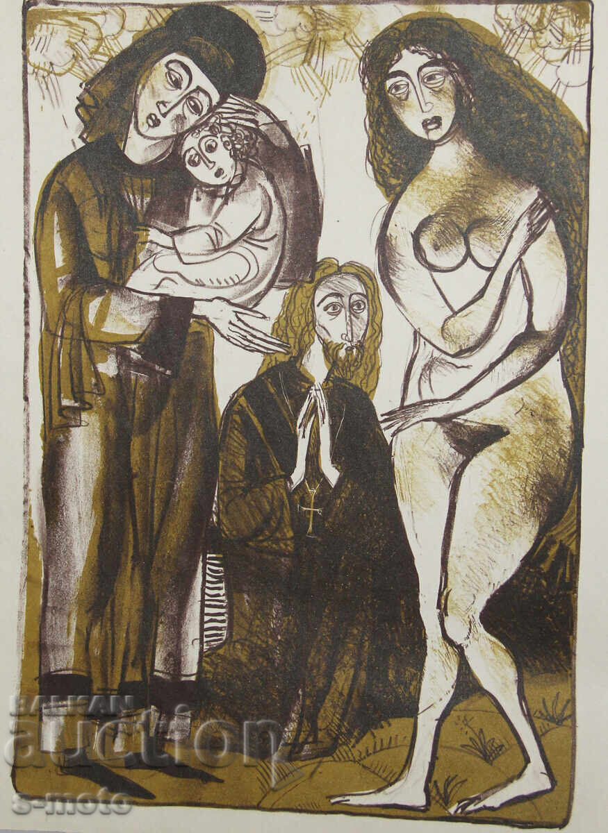 Παλιά γραφικά, λιθογραφία, εικονογράφηση