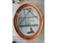 OGLINDĂ MARE, VECHE, DIN LEMN