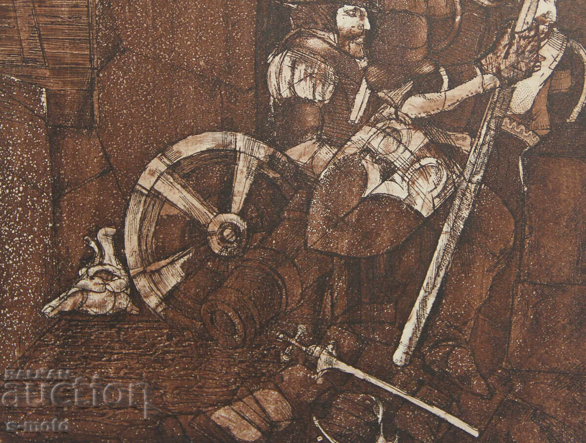 Graphics, mixed media, abstraction, figurative composition - 7 Graphics, mixed media, abstraction, figurative composition - 7