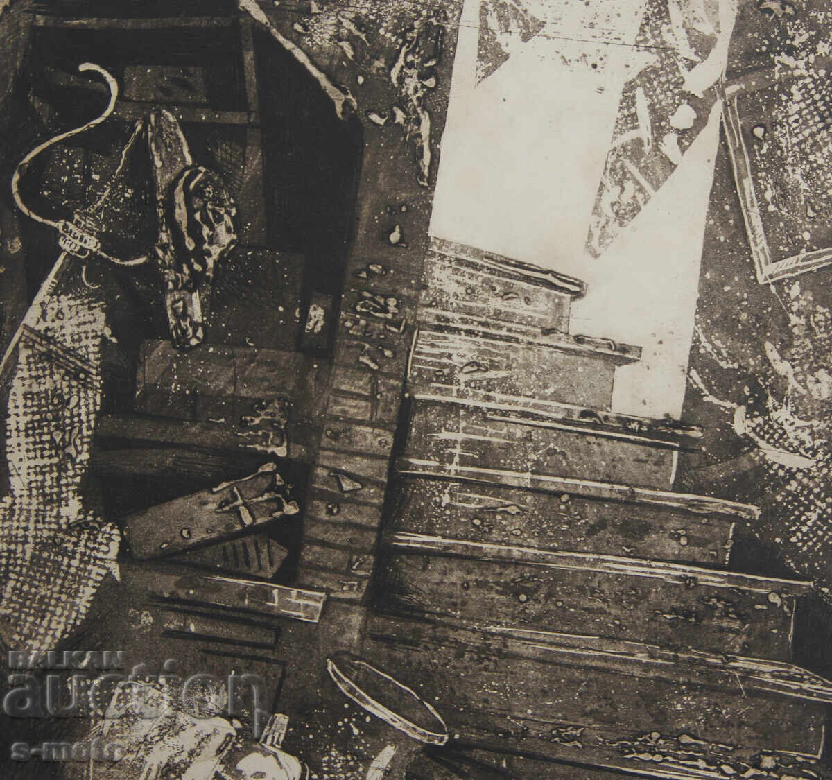 Γραφικά, μικτές τεχνικές "Εσωτερικό" - 6 Γραφικά, μικτές τεχνικές "Εσωτερικό" - 6