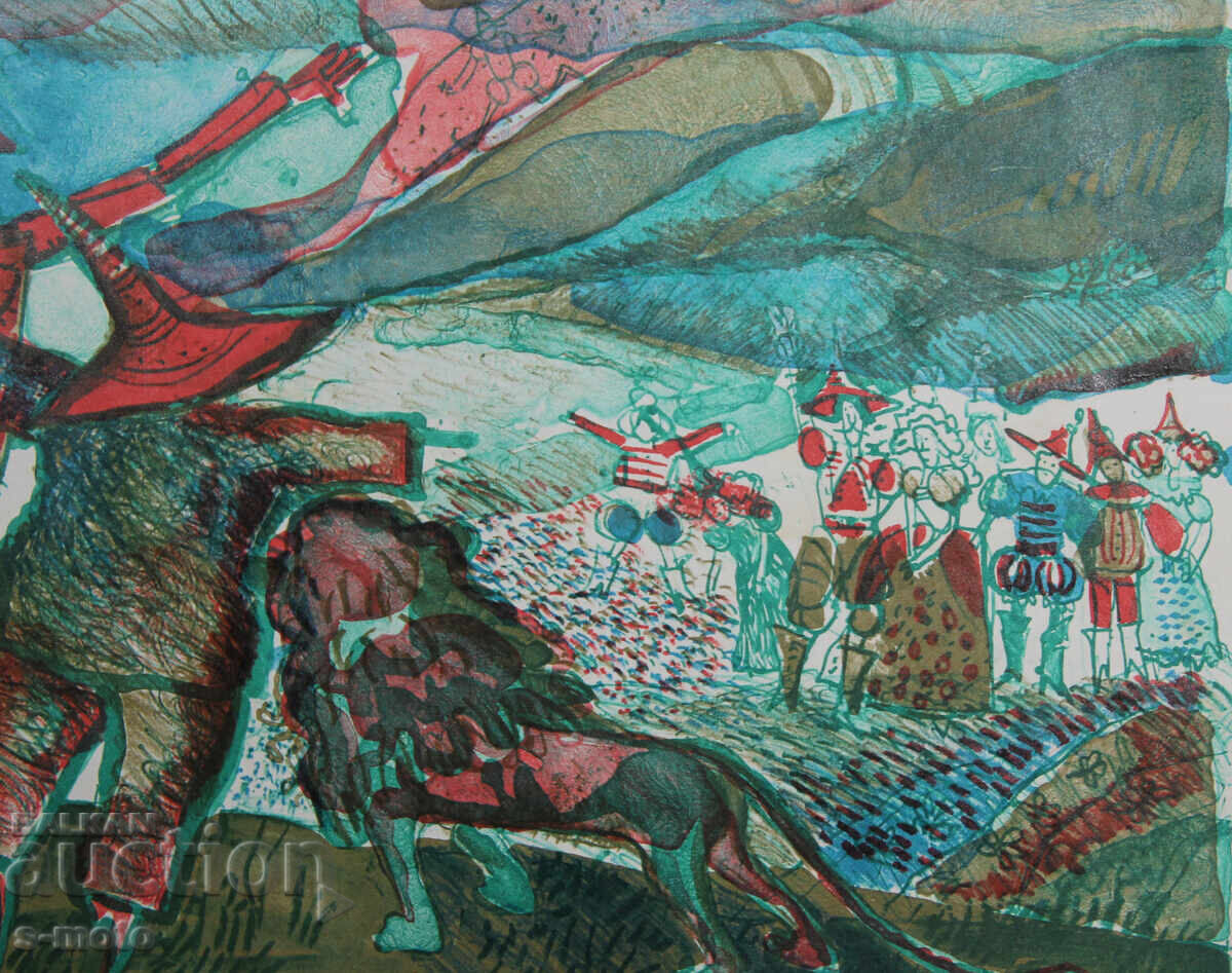 Grafică, litografie, ilustrație "Vrăjitorul din Oz" - 6