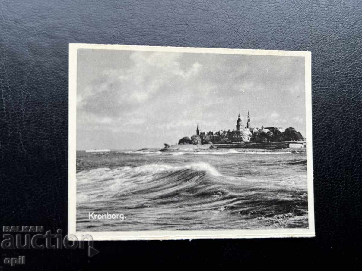 Mica Fotografie/Carte Poștală Veche - Danemarca - Kronborg Mica Fotografie/Carte Poștală Veche - Danemarca - Kronborg