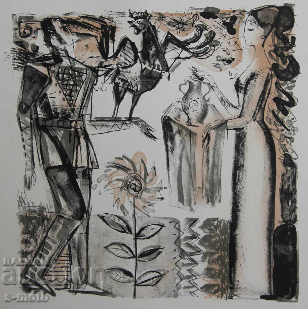 Graphics, lithography, illustration