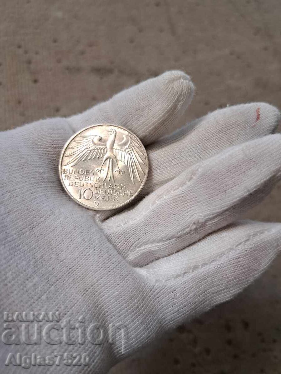 Auction 10 Deutsche Mark 1972/silver/West Germany Auction 10 Deutsche Mark 1972/silver/West Germany