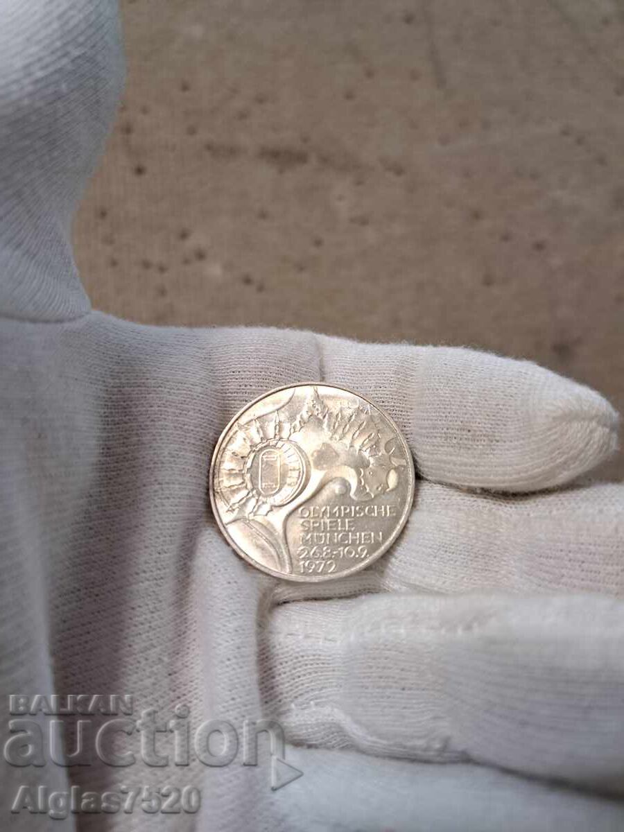 Delivery of 10 Deutsche Mark 1972/silver/West Germany Delivery of 10 Deutsche Mark 1972/silver/West Germany