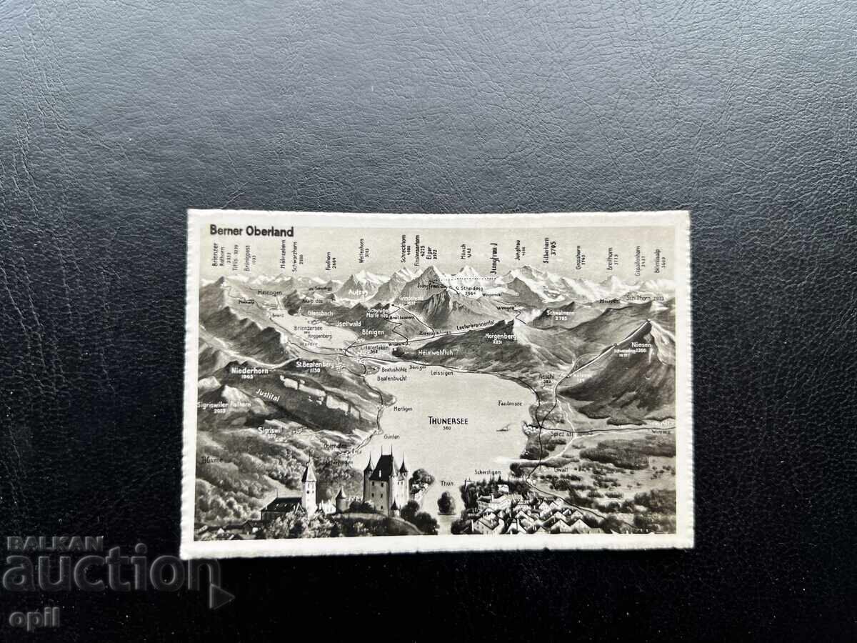 Μικρή Παλιά Κάρτα - Ελβετία - Βέρνη Ομπερλάντ