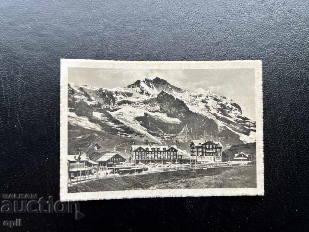 Small Old Postcard - Switzerland - Kleine Scheidegg Small Old Postcard - Switzerland - Kleine Scheidegg
