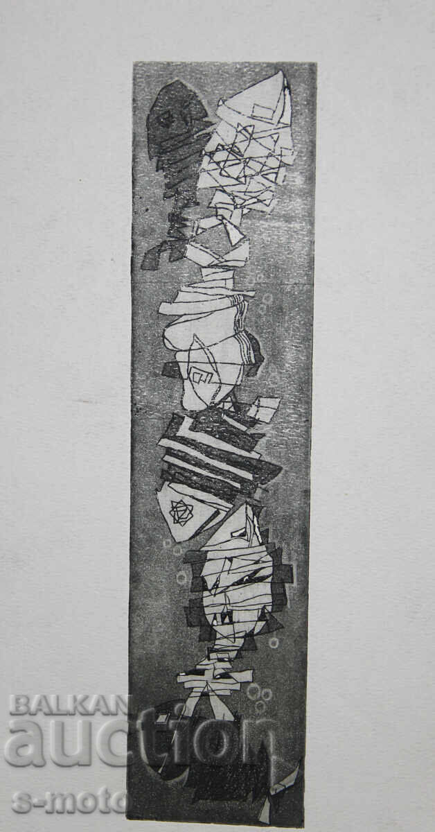 Delivery of Graphics, lithography, abstract illustration